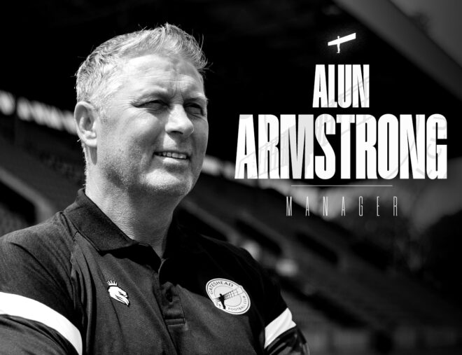 Gateshead FC appoint Alun Armstrong as first-team manager