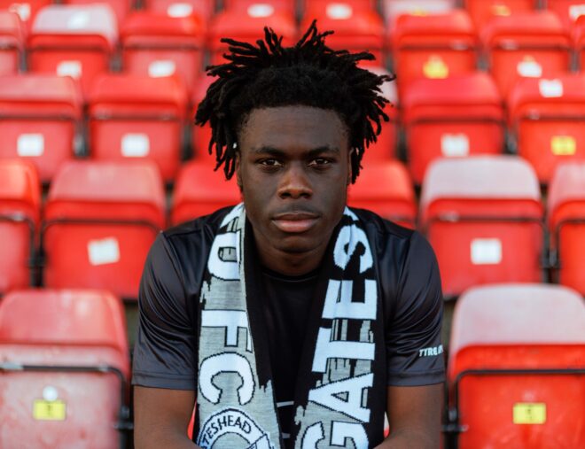 Brayden Johnson joins Gateshead on loan from Middlesbrough