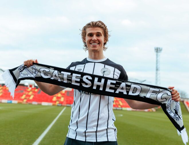 Max Sheaf joins Gateshead from Ross County