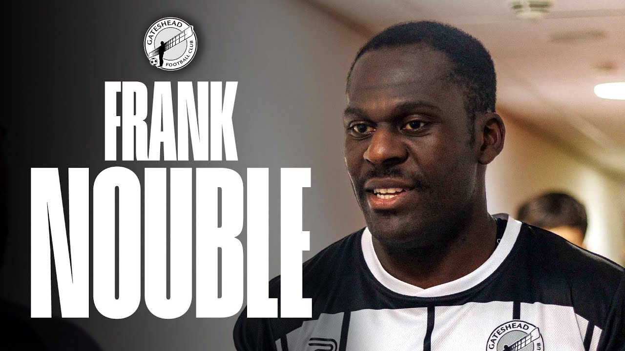 “I’m really happy to be here!” 😄 | Frank Nouble joins Gateshead | INTERVIEW