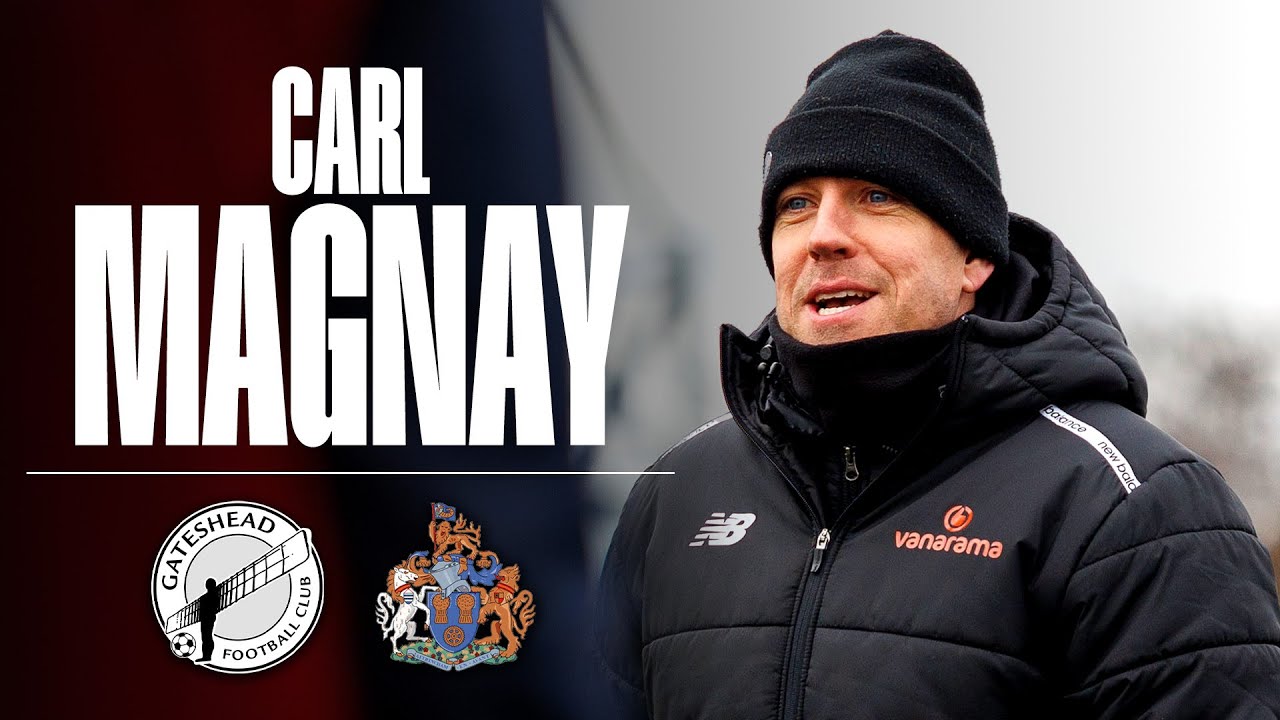 💬 “It will certainly test us” | Carl Magnay pre-Altrincham (H) | INTERVIEW