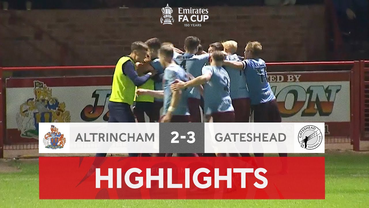 HIGHLIGHTS | Altrincham 2-3 Gateshead