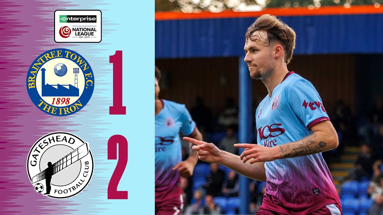 Hurst & Adom strike as Heed win at Braintree | Braintree Town 1-2 Gateshead | HIGHLIGHTS