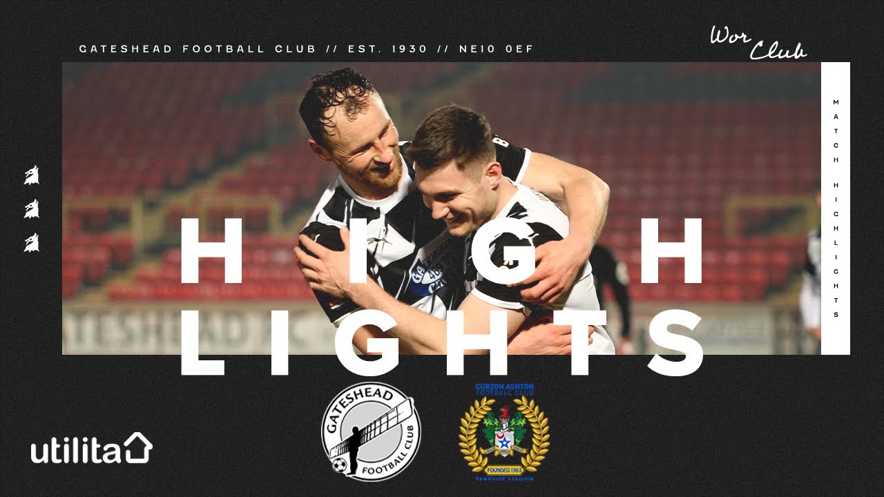 Cedwyn Scott bags HAT-TRICK in big win on Tyneside | Gateshead 4-0 Curzon Ashton | HIGHLIGHTS