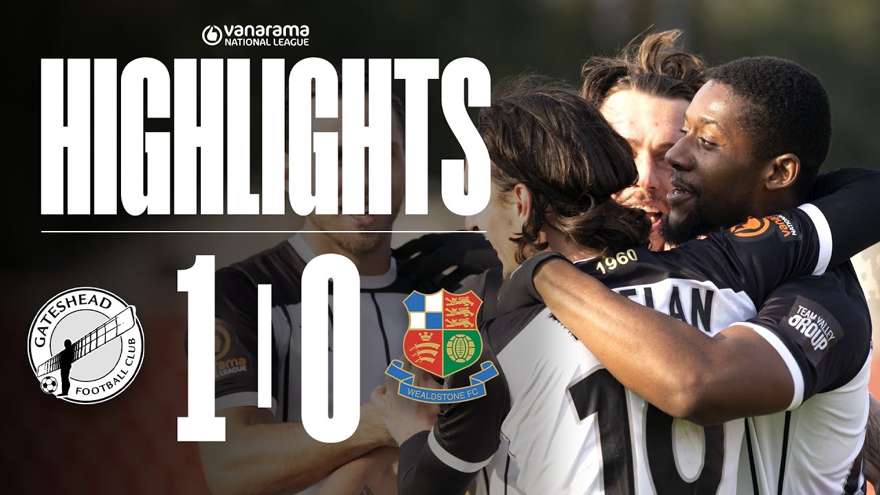 Jovan Malcolm bags sixth win in seven at the GIS! 🫡 | Gateshead 1-0 Wealdstone | HIGHLIGHTS