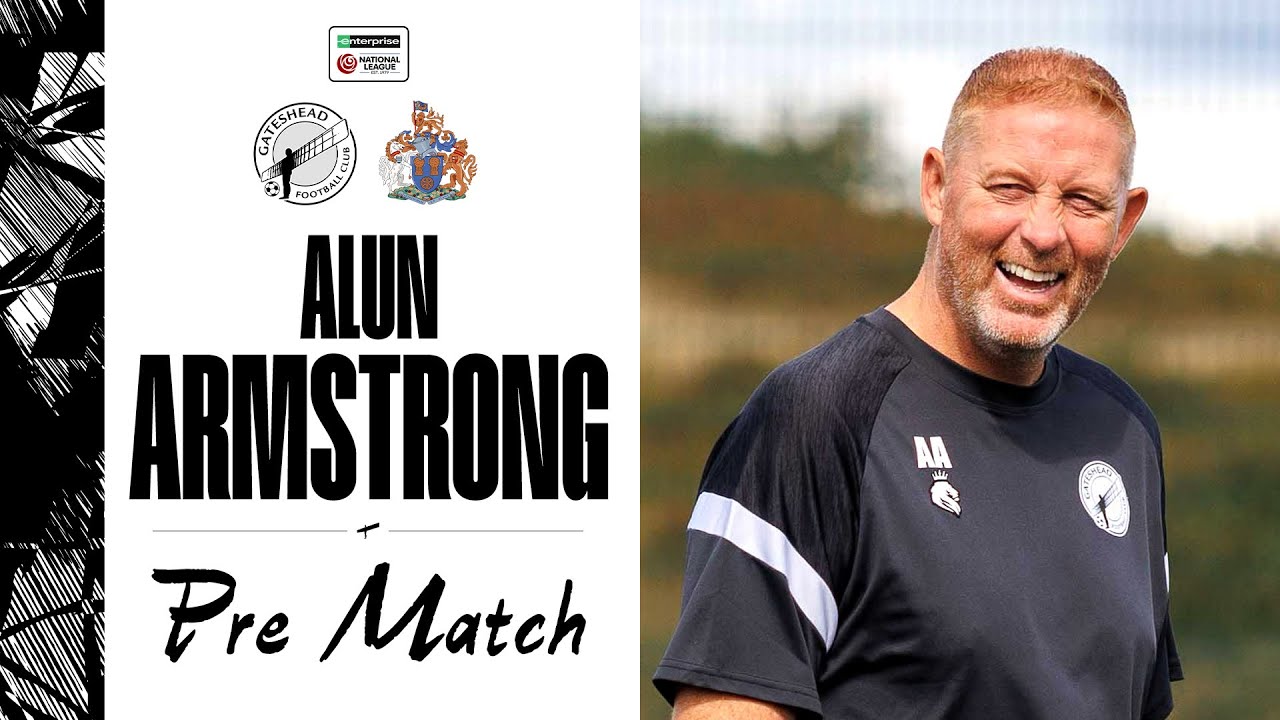 💬 “We’ll keep surprising people” | Alun Armstrong pre-Altrincham (H) | PRE-MATCH