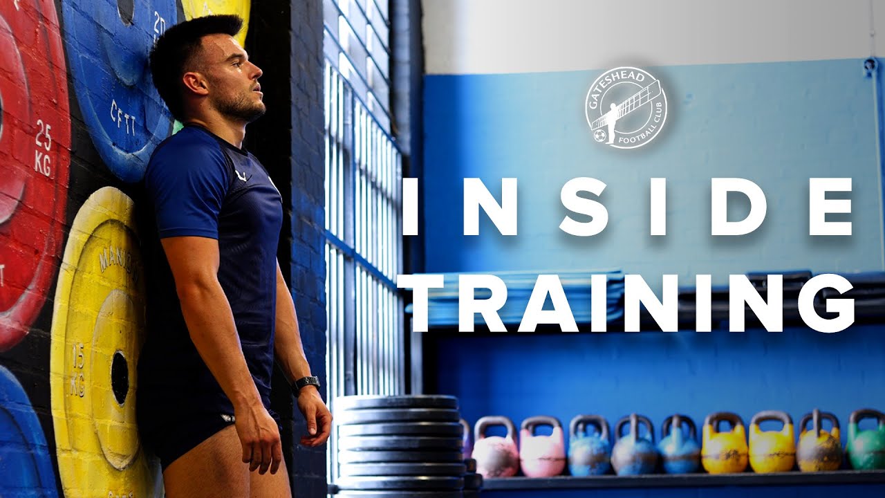 Lads take on intense double session in final week of Gateshead’s pre-season | INSIDE TRAINING