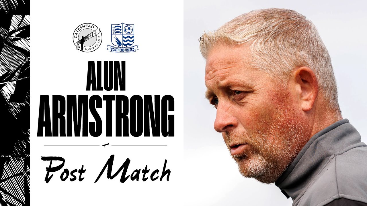 💬 “A wake up call” | Alun Armstrong post-Southend United (H) | INTERVIEW