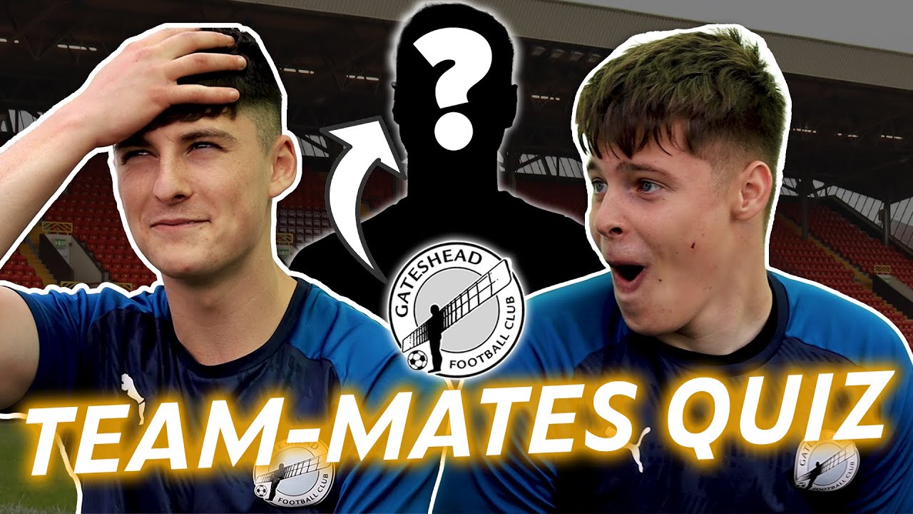 TEAM-MATES QUIZ | How well do Adam Cameron & Ryan Bolton know the Gateshead squad?