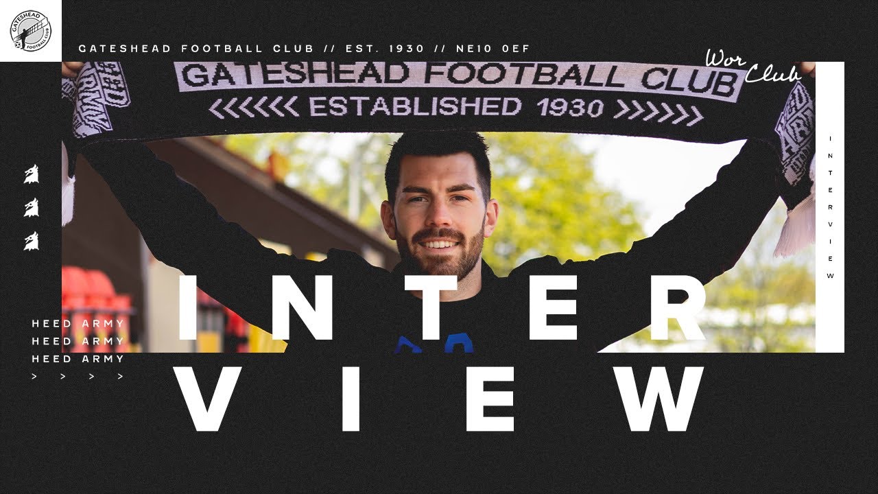 “I’m over the moon” | Robbie Tinkler re-joins Gateshead | Interview